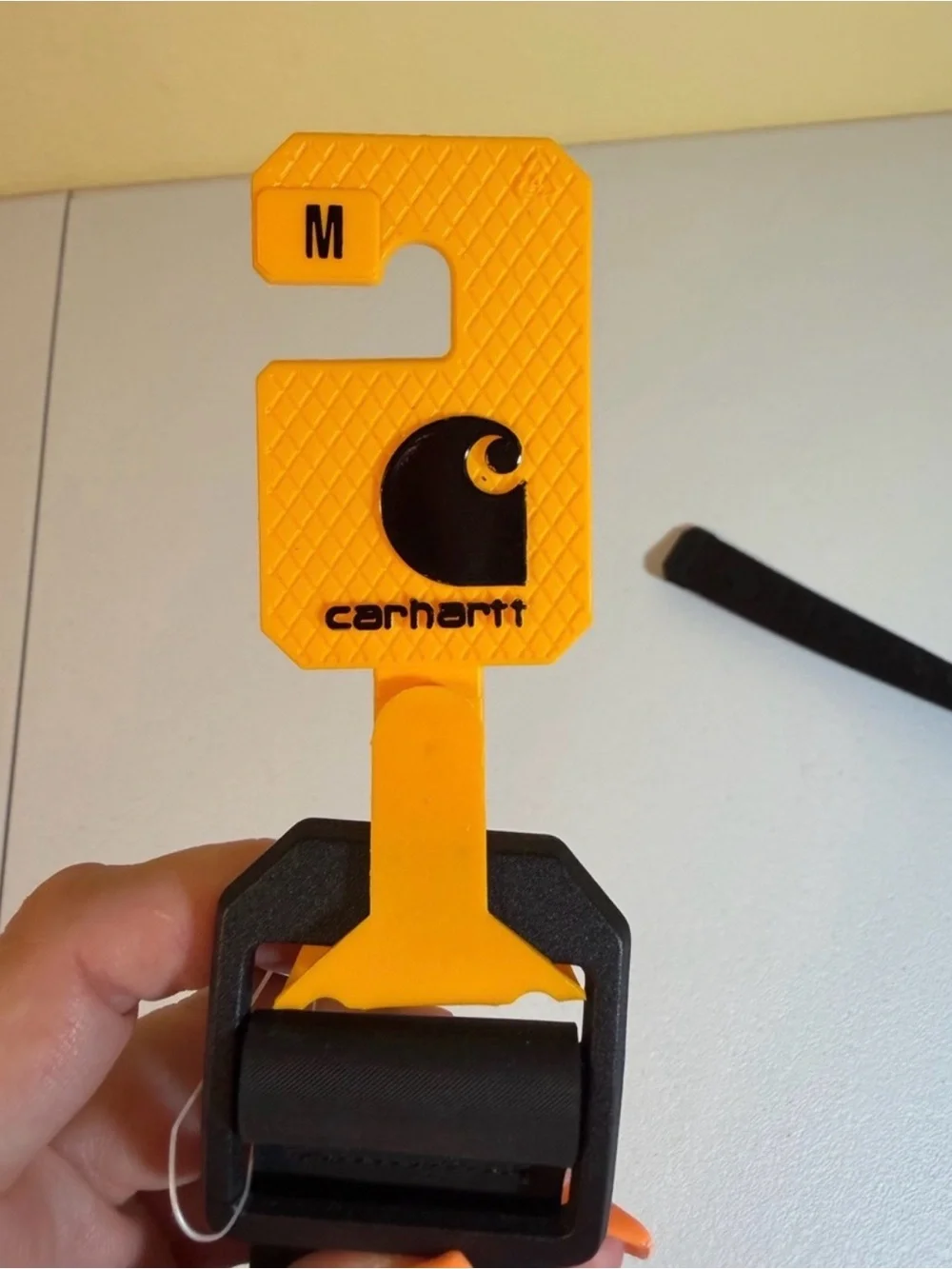 Carhartt Yellow & Black Belt With Guide Tag Medium